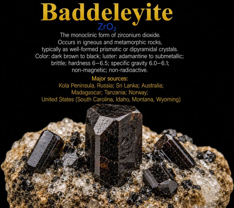 Baddeleyite –